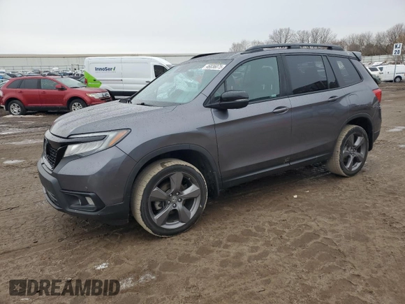 2021 Honda Passport Touring with VIN 5FNYF8H9XMB018998, listed as a Copart auction lot 46836075 with 190,925 mi miles and Salvage Title. Bid and sale history available at carsss.com. Image 1.