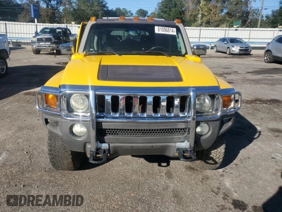 2006 Hummer H3 with VIN 5GTDN136X68313987, listed as a Copart auction lot 81096814 with 149,669 mi miles and Salvage Title. Bid and sale history available at DreamBid. Image 5.