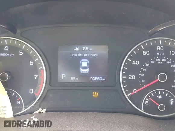 2020 Kia Optima LX with VIN 5XXGT4L39LG387041, listed as a IAAI auction lot 41817772 with 94,860 mi miles and . Bid and sale history available at DreamBid. Image 7.