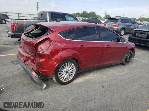 2014 Ford Focus Titanium with VIN 1FADP3N25EL118551, listed as a Copart auction lot 59814515 with 160,813 mi miles and Salvage title. Bid and sale history available at DreamBid. Image 3.