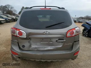 2012 Hyundai Santa Fe GLS with VIN 5XYZG3AB4CG115977, listed as a Copart auction lot 47595865 with 187,151 mi miles and Salvage Title. Bid and sale history available at carsss.com. Image 6.