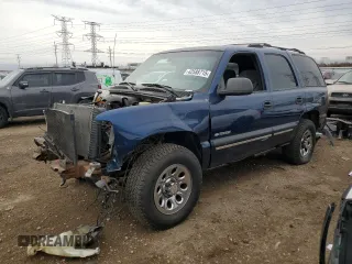 2001 Chevrolet Tahoe LT with VIN 1GNEK13T41J142169, listed as a Copart auction lot 42588715 with 0 mi miles and Salvage Title. Bid and sale history available at carsss.com. Image 1.