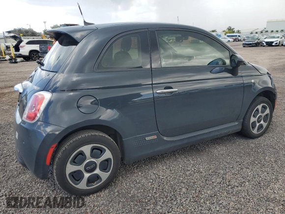 2016 FIAT 500e with VIN 3C3CFFGE0GT193185, listed as a Copart auction lot 53547515 with 31,335 mi miles and Salvage title. Bid and sale history available at DreamBid. Image 3.