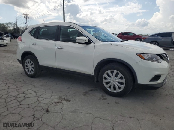 2015 Nissan Rogue S with VIN 5N1AT2MT7FC859844, listed as a Copart auction lot 50661895 with 166,214 mi miles and Salvage Title. Bid and sale history available at carsss.com. Image 4.