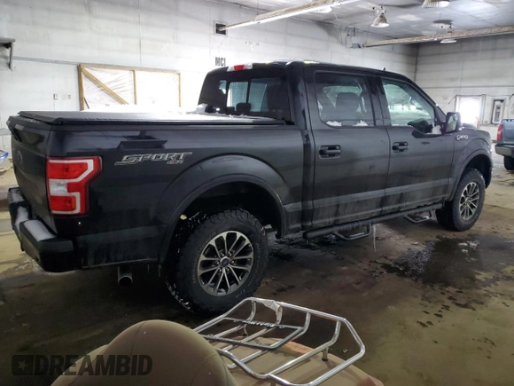 2020 Ford F-150 XL with VIN 1FTEW1E55LFB55207, listed as a Copart auction lot 45265775 with 62,610 mi miles and Clean Title. Bid and sale history available at carsss.com. Image 3.