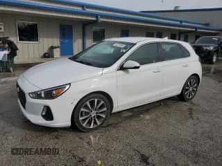 2018 Hyundai Elantra GT with VIN KMHH35LE6JU066203, listed as a Copart auction lot 73211344 with 57,361 mi miles and Salvage Title. Bid and sale history available at carsss.com. Image 1.