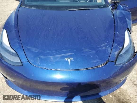 2023 Tesla Model 3 z VIN 5YJ3E1EA2PF462187, wystawiony jako Copart lot #50172395 z przebiegiem 70 225 mil mil oraz Szkoda całkowita • Salvage title. Historia ofert i sprzedaży dostępna na DreamBid. Obrazek 12.