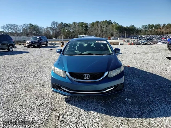 2015 Honda Civic Sedan LX with VIN 2HGFB2F57FH519071, listed as a Copart auction lot 88987135 with 80,397 mi miles and Salvage Title. Bid and sale history available at carsss.com. Image 10.