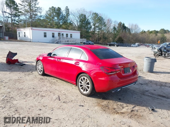 2020 Mercedes-Benz A 220 with VIN W1K3G4EBXLW045013, listed as a IAAI auction lot 41752150 with 78,883 mi miles and . Bid and sale history available at DreamBid. Image 3.