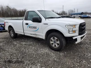 2017 Ford F-150 XL with VIN 1FTMF1C87HKD66688, listed as a Copart auction lot 43956155 with 191,424 mi miles and Salvage Title. Bid and sale history available at carsss.com. Image 4.