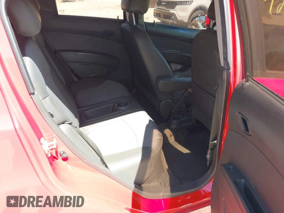 2015 Chevrolet Spark LT with VIN KL8CD6S92FC758728, listed as a IAAI auction lot 42113009 with 105,718 mi miles. Bid and sale history available at carsss.com. Image 8.