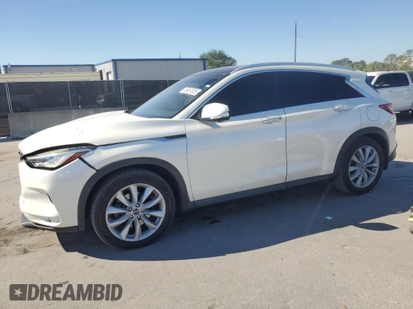 2019 Infiniti QX50 LUXE with VIN 3PCAJ5M17KF111263, listed as a Copart auction lot 49467035 with 103,232 mi miles and Non Repairable. Bid and sale history available at carsss.com. Image 1.