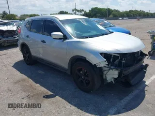 2017 Nissan Rogue SV with VIN KNMAT2MV3HP527028, listed as a IAAI auction lot 41897365 with 130,744 mi miles. Bid and sale history available at carsss.com. Image 1.