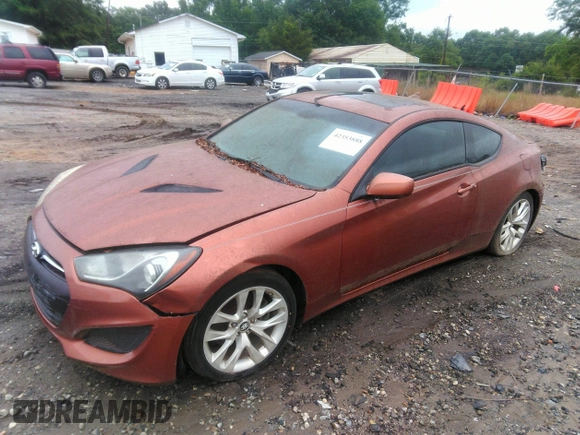 2013 Hyundai Genesis Coupe Premium z VIN KMHHT6KD5DU090317, wystawiony jako IAAI lot #42353888 z przebiegiem 156 637 mil mil oraz . Historia ofert i sprzedaży dostępna na DreamBid. Obrazek 2.