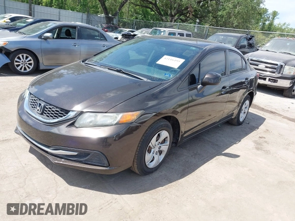 2013 Honda Civic LX with VIN 2HGFB2F54DH511717, listed as a IAAI auction lot 42116495 with 112,898 mi miles and . Bid and sale history available at DreamBid. Image 17.