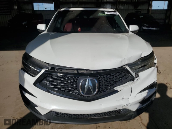 2020 Acura RDX w/A-Spec Pkg with VIN 5J8TC1H65LL019456, listed as a Copart auction lot 46655245 with 56,335 mi miles and Salvage Title. Bid and sale history available at carsss.com. Image 5.