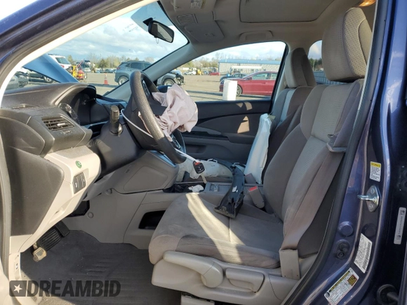 2014 Honda CR-V EX with VIN 5J6RM4H55EL093858, listed as a Copart auction lot 53474035 with 91,805 mi miles and Salvage Title. Bid and sale history available at carsss.com. Image 7.