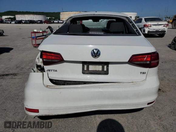 2017 Volkswagen Jetta S with VIN 3VW2B7AJ2HM322695, listed as a Copart auction lot 56958605 with 126,360 mi miles and Salvage title. Bid and sale history available at DreamBid. Image 6.