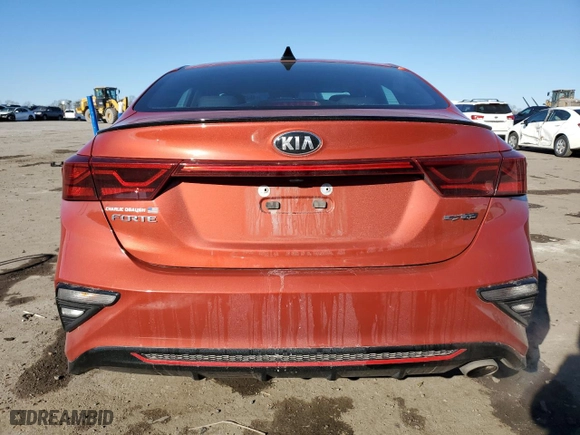 2020 Kia Forte GT-Line with VIN 3KPF34AD0LE187150, listed as a Copart auction lot 46288755 with 84,194 mi miles and Salvage Title. Bid and sale history available at carsss.com. Image 6.