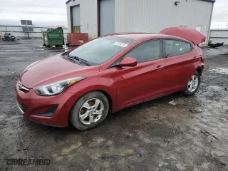 2014 Hyundai Elantra Limited with VIN 5NPDH4AE0EH528109, listed as a Copart auction lot 43054255 with 128,305 mi miles and Salvage Title. Bid and sale history available at carsss.com. Image 1.