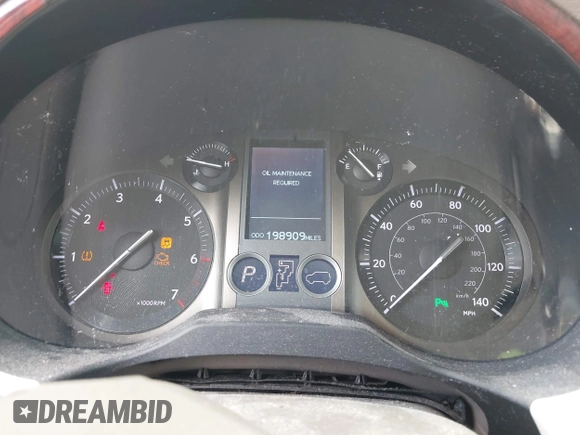 2011 Lexus GX 460 with VIN JTJBM7FX2B5020635, listed as a IAAI auction lot 42663871 with 198,909 mi miles and . Bid and sale history available at DreamBid. Image 7.