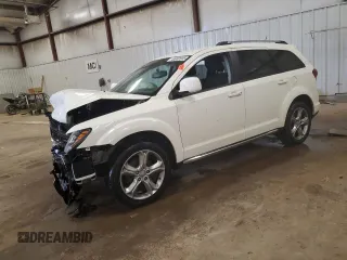 2017 Dodge Journey Crossroad Plus with VIN 3C4PDCGB5HT683968, listed as a Copart auction lot 49980585 with 0 mi miles and Clean Title. Bid and sale history available at carsss.com. Image 1.