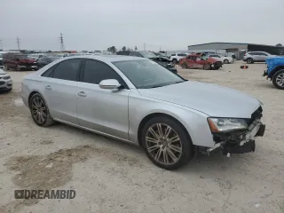 2013 Audi A8 3.0L z VIN WAUAGAFD6DN006892, wystawiony jako Copart lot #87917725 z przebiegiem 149 501 mil mil oraz Szkoda całkowita • Salvage title. Historia ofert i sprzedaży dostępna na DreamBid. Obrazek 4.