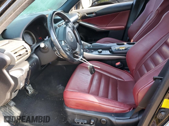 2016 Lexus IS 300/350 with VIN JTHCM1D25G5002874, listed as a Copart auction lot 58462865 with 151,635 mi miles and Salvage title. Bid and sale history available at DreamBid. Image 7.
