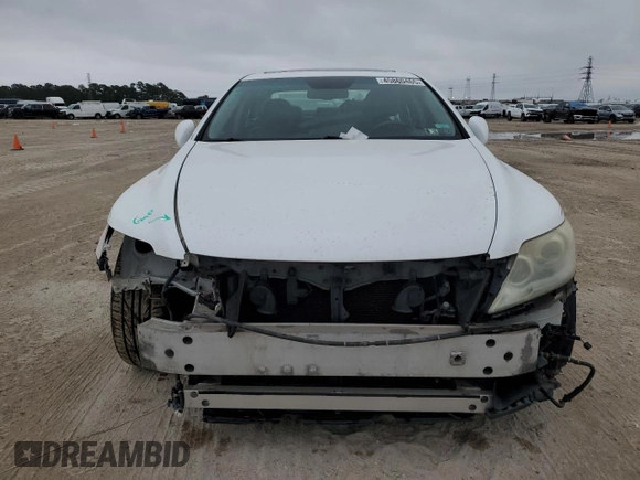 2012 Lexus LS 460 with VIN JTHCL5EF2C5015183, listed as a Copart auction lot 45860465 with 127,876 mi miles and Salvage title. Bid and sale history available at DreamBid. Image 5.