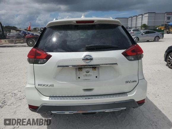 2017 Nissan Rogue SV with VIN KNMAT2MV3HP572874, listed as a Copart auction lot 62496165 with 158,979 mi miles and Salvage title. Bid and sale history available at DreamBid. Image 6.