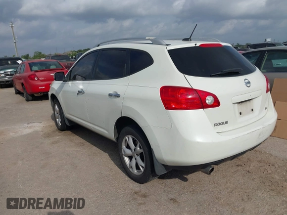 2010 Nissan Rogue S with VIN JN8AS5MT6AW011605, listed as a IAAI auction lot 42069293 with 204,157 mi miles and . Bid and sale history available at carsss.com. Image 3.