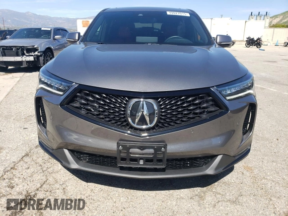 2024 Acura RDX w/A-Spec Package with VIN 5J8TC2H6XRL018981, listed as a Copart auction lot 49927015 with 10,588 mi miles and Salvage title. Bid and sale history available at DreamBid. Image 5.