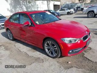 2016 BMW 3 Series 328i with VIN WBA8E9G50GNT82356, listed as a IAAI auction lot 41799119 with 83,337 mi miles. Bid and sale history available at carsss.com. Image 1.