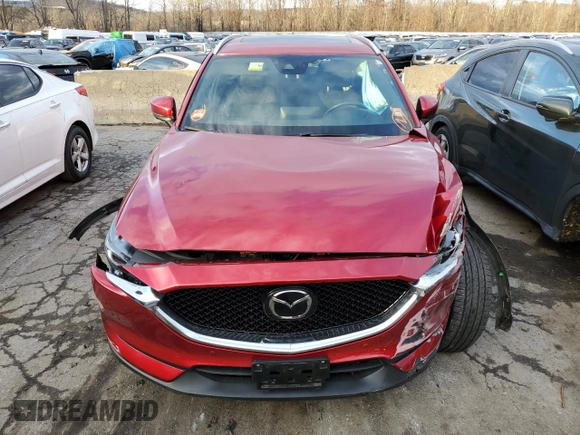 2021 Mazda CX-5 Signature with VIN JM3KFBEY2M0351720, listed as a Copart auction lot 79309063 with 21,349 mi miles and Salvage Title. Bid and sale history available at carsss.com. Image 5.