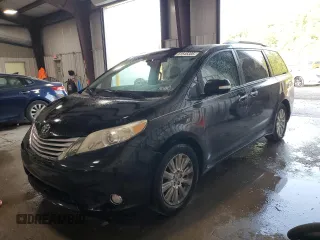 2013 Toyota Sienna XLE with VIN 5TDDK3DC8DS049273, listed as a Copart auction lot 61545305 with 193,062 mi miles and Salvage title. Bid and sale history available at DreamBid. Image 1.