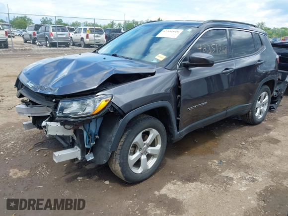 2018 Jeep Compass Latitude with VIN 3C4NJDBB5JT355582, listed as a IAAI auction lot 42351818 with 75,324 mi miles and . Bid and sale history available at DreamBid. Image 18.