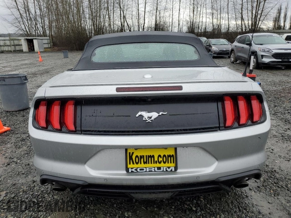 2019 Ford Mustang EcoBoost with VIN 1FATP8UHXK5181563, listed as a Copart auction lot 47330585 with 63,177 mi miles and Salvage Title. Bid and sale history available at carsss.com. Image 6.