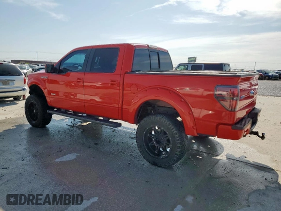 2013 Ford F-150 XL with VIN 1FTFW1ET5DFA29384, listed as a Copart auction lot 51109705 with 77,528 mi miles and Salvage Title. Bid and sale history available at carsss.com. Image 2.