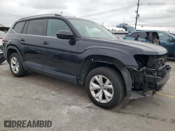 2019 Volkswagen Atlas SE with VIN 1V2DR2CA8KC605388, listed as a Copart auction lot 50953315 with 66,116 mi miles and Salvage title. Bid and sale history available at DreamBid. Image 4.