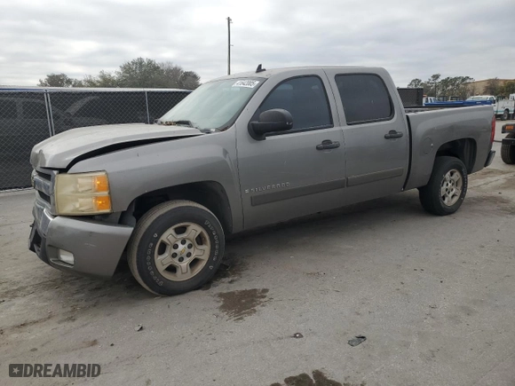 2007 Chevrolet Silverado 1500 LTZ with VIN 2GCEC13J271522313, listed as a Copart auction lot 41642005 with 209,021 mi miles and Clean Title. Bid and sale history available at carsss.com. Image 1.