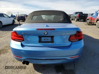 2020 BMW 2 Series 230i xDrive with VIN WBA2K1C01L7D97038, listed as a Copart auction lot 80822614 with 32,694 mi miles and Salvage Title. Bid and sale history available at carsss.com. Image 6.
