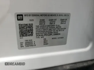 2023 GMC Terrain SLT z VIN 3GKALPEG2PL188824, wystawiony jako Copart lot #64419865 z przebiegiem 69 644 mil mil oraz Czysty tytuł • Clean title. Historia ofert i sprzedaży dostępna na DreamBid. Obrazek 13.