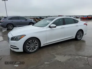 2017 Genesis G80 3.8L with VIN KMHGN4JE8HU171385, listed as a Copart auction lot 51941655 with 233,004 mi miles and Clean Title. Bid and sale history available at carsss.com. Image 1.