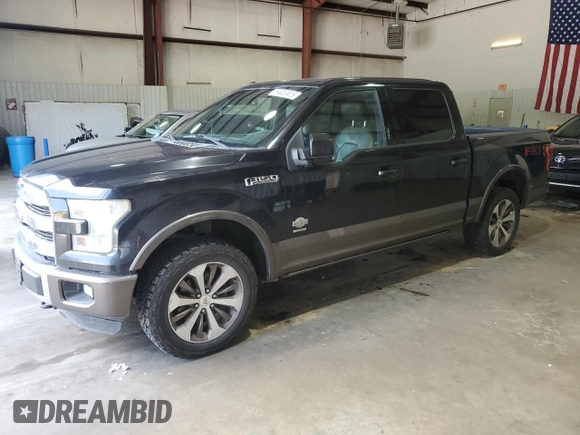 2015 Ford F-150 XLT with VIN 1FTEW1EG5FFB90805, listed as a Copart auction lot 54433415 with 249,920 mi miles and Salvage title. Bid and sale history available at DreamBid. Image 1.