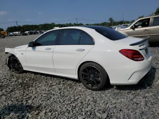 2018 Mercedes-Benz C 43 AMG z VIN 55SWF6EB3JU270248, wystawiony jako Copart lot #60402395 z przebiegiem 91 502 mil mil oraz Szkoda całkowita • Salvage title. Historia ofert i sprzedaży dostępna na DreamBid. Obrazek 2.