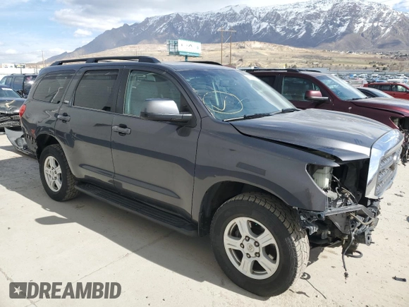 2015 Toyota Sequoia SR5 with VIN 5TDBY5G19FS116946, listed as a Copart auction lot 47614905 with 150,613 mi miles and Salvage Title. Bid and sale history available at carsss.com. Image 4.
