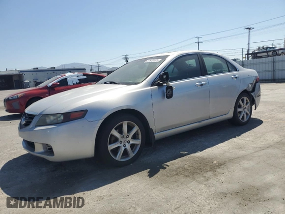 2005 Acura TSX with VIN JH4CL96885C011077, listed as a Copart auction lot 57878185 with 211,652 mi miles and Salvage title. Bid and sale history available at DreamBid. Image 1.