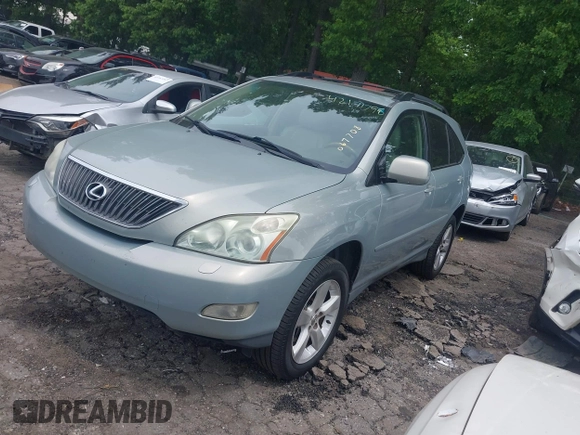 2005 Lexus RX 330 with VIN 2T2HA31U95C067708, listed as a IAAI auction lot 42171798 with 331,020 mi miles. Bid and sale history available at carsss.com. Image 2.