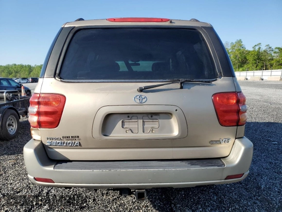 2003 Toyota Sequoia SR5 with VIN 5TDZT34A43S203154, listed as a Copart auction lot 52045635 with 304,402 mi miles and Salvage Title. Bid and sale history available at carsss.com. Image 6.