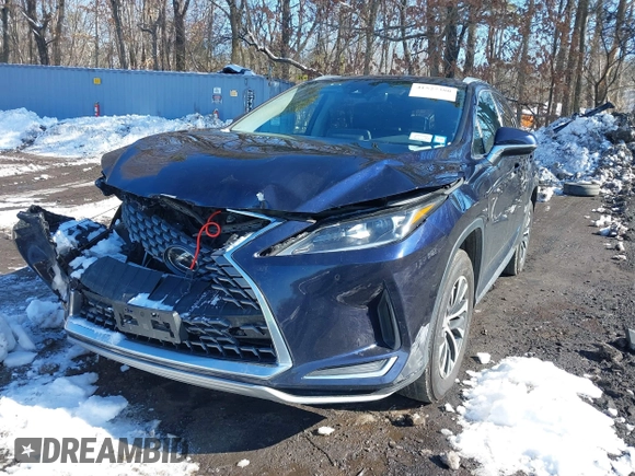 2021 Lexus RX with VIN 2T2HZMDA4MC277227, listed as a IAAI auction lot 41527380 with 52,580 mi miles. Bid and sale history available at carsss.com. Image 12.